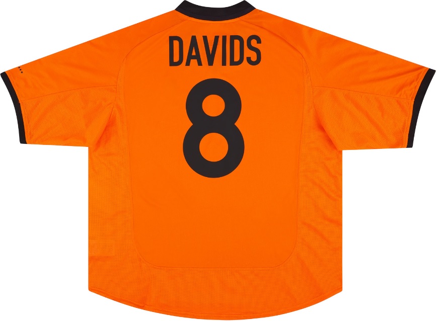 edgar davids 2000 netherlands nameset